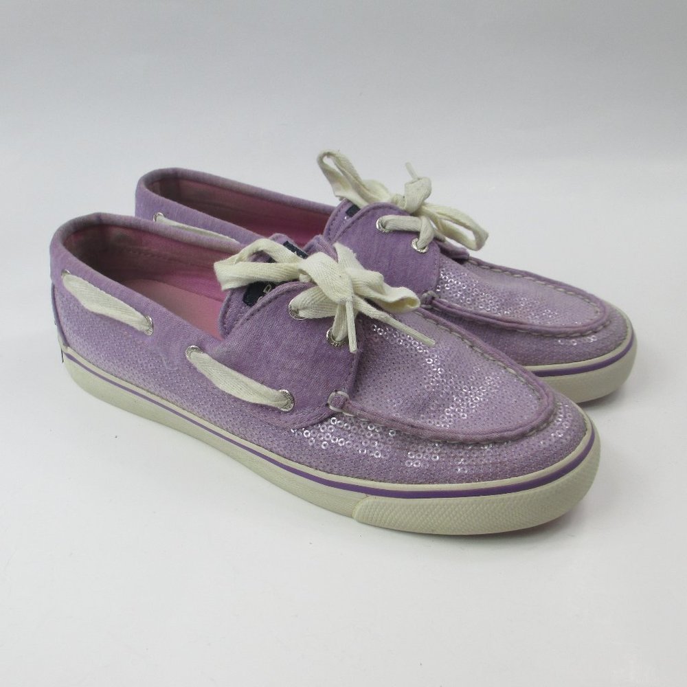 Sperry Top Sider Sequin Lace Up Boat Shoes